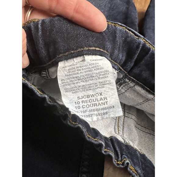 Wranglers Jeans 10 Regular Girls Blue Denim Pull On Stretch Drawstring Waist EUC - Picture 7 of 9